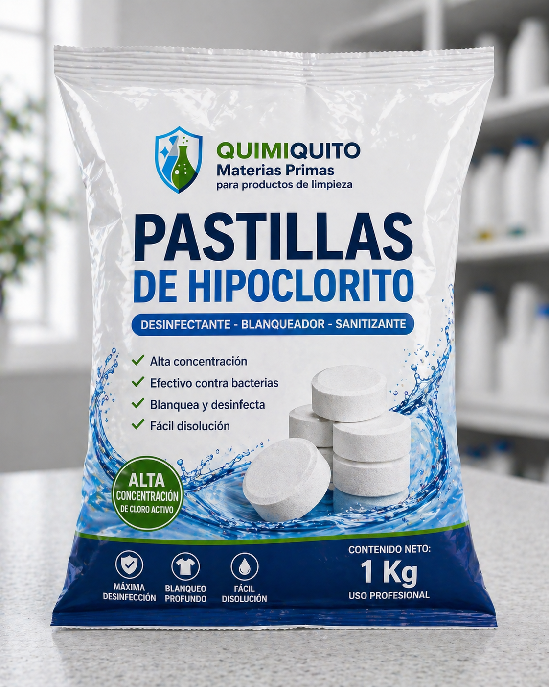 Pastillas de Hipoclorito (1Kg)